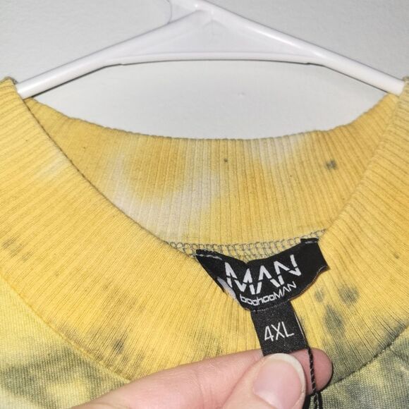 New Boohoo Man Homme Tie Dye T-Shirt 4XL - Picture 5 of 14